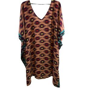 MM Couture Miss Me Tribal Print Poncho Size XS
